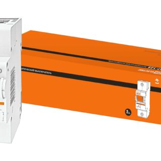 ВА47-125 1Р 80А 15кА  х-ка С TDM