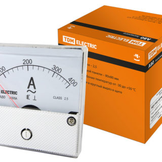 Амперметр А80 400А/5А-2,5, трансформаторного включения, (поверенный), TDM