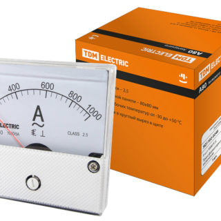 Амперметр А80 1000А/5А-2,5, трансформаторного включения, (поверенный), TDM