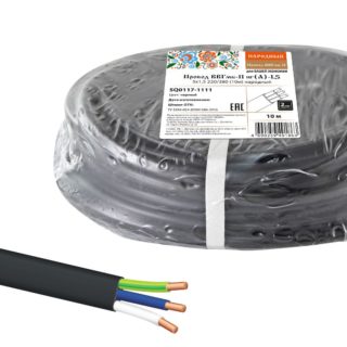Провод ВВГмб-П нг(А)-LS 3х1,5 220/380 (10м) Народный