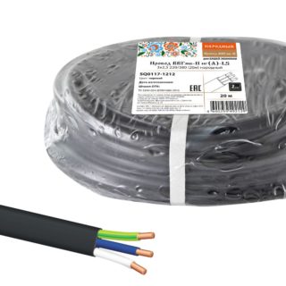 Провод ВВГмб-П нг(А)-LS 3х2,5 220/380 (20м) Народный